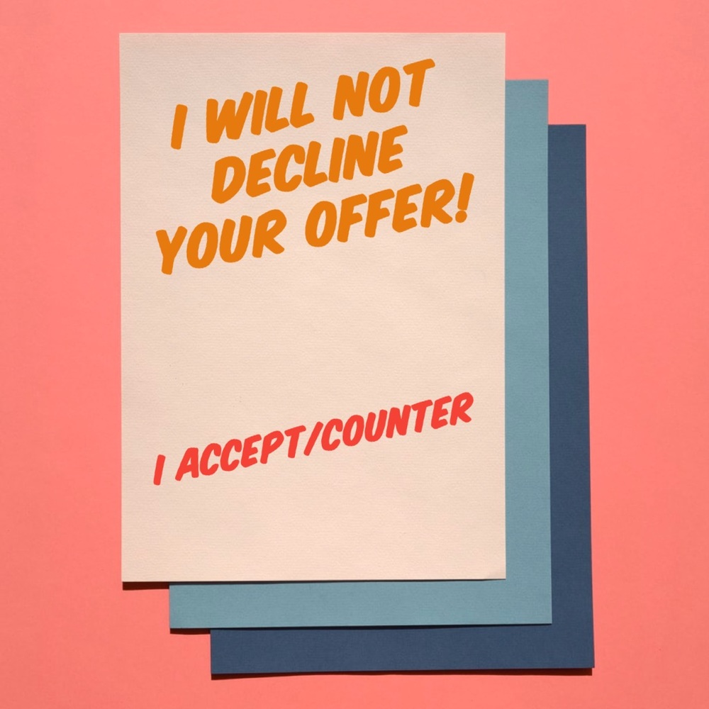 Make me an offer!